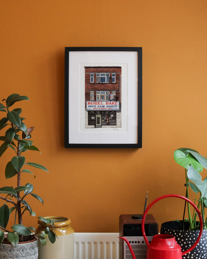 Brick Lane - Beigel Bake - Giclée Print (unframed) - Shoreditch