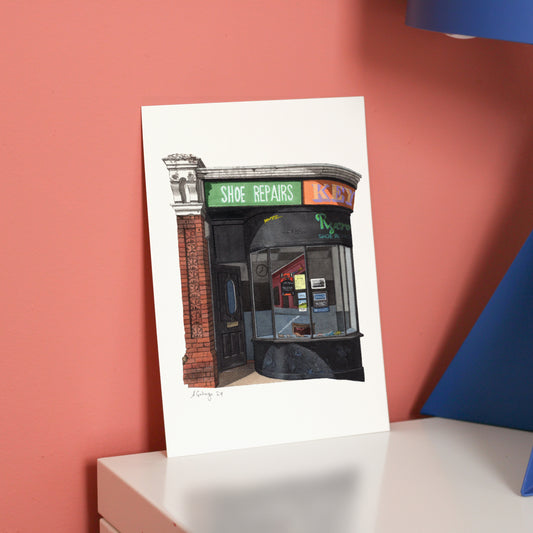 Streatham - Rycroft's - Shore repair shop - Giclée Print (unframed)