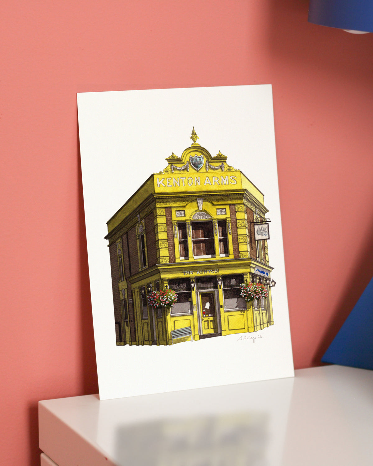 Hackney - The Kenton pub - Giclée Print (unframed) - Homerton