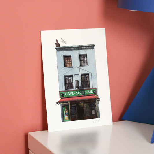 Farringdon - Café Kick - Giclée Print (unframed)