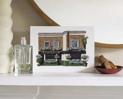 Chelsea - Fulham - The Fox and Pheasant - Giclée Print (unframed)