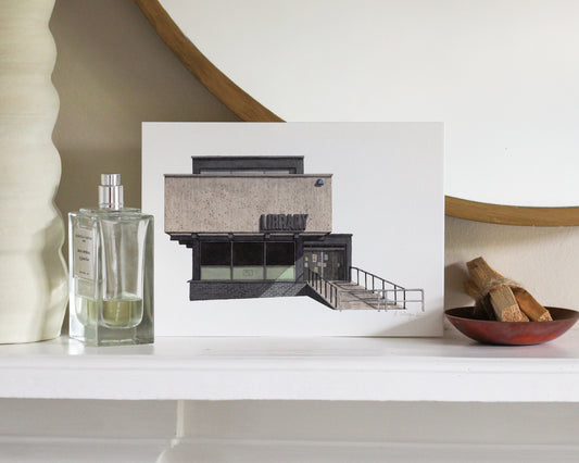 South Norwood - Library - Giclée Print (unframed)