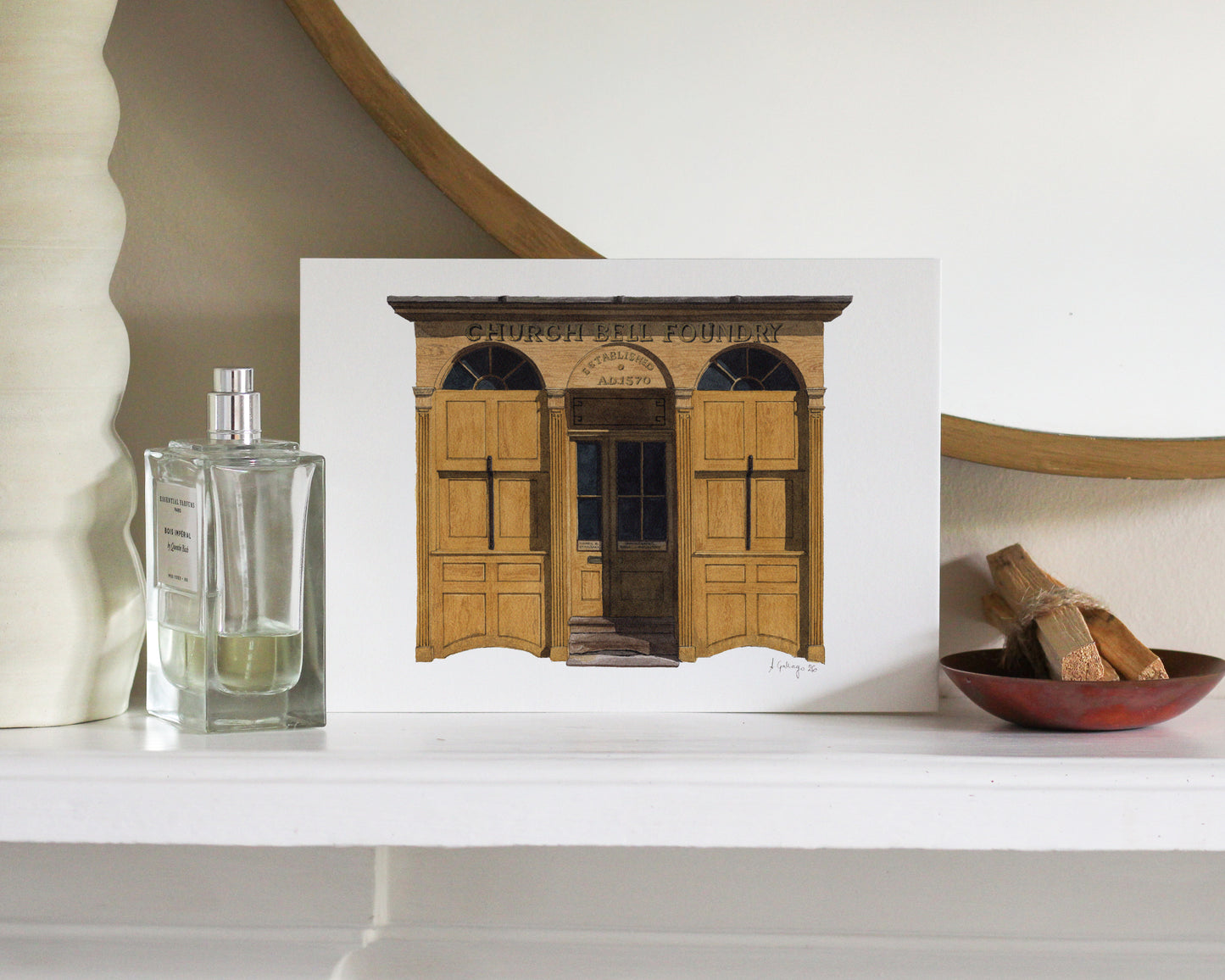 Whitechapel Church Bell Foundry - Giclée Print (unframed) - East London