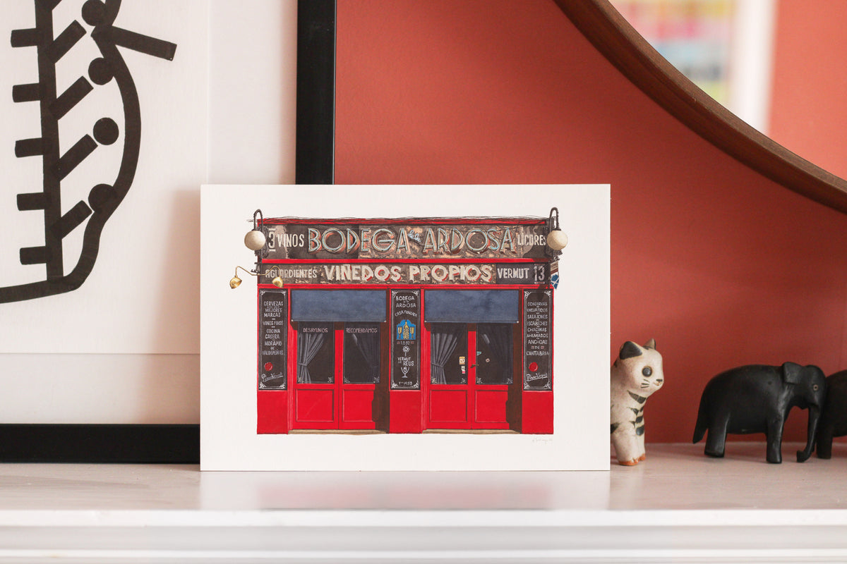Bodega de la Ardosa Madrid - Giclée Print (unframed)