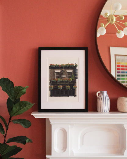 Belgravia - The Fox & Hounds Pub - Giclée Print (unframed) - Chelsea