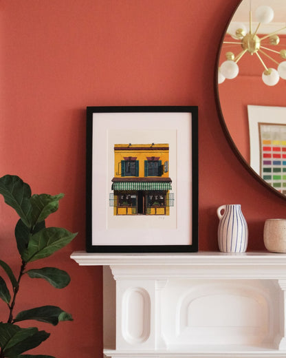 Peckham - Il Giardino restaurant - Giclée Print (unframed)