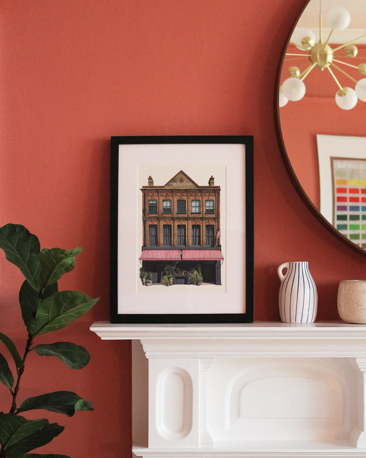 Clapham - The Pig's Head SW4 - Giclée Print (unframed)