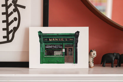 Deptford - Manze's - Pie & Mash shop - Giclée Print (unframed)