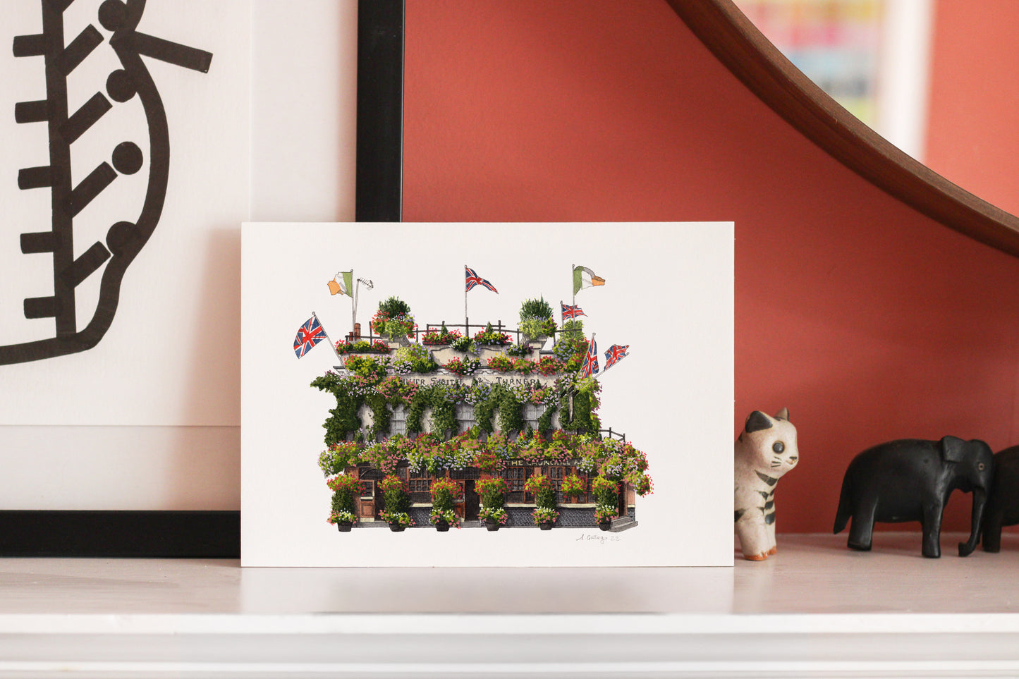 Kensington - Churchill Arms - Giclée Print (unframed)