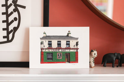 Galway - The Crane Bar - Giclée Print (unframed) - Ireland