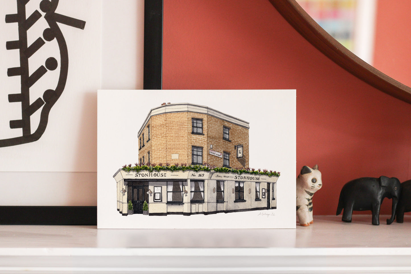 Clapham - The Stonhouse - Giclée Print (unframed)