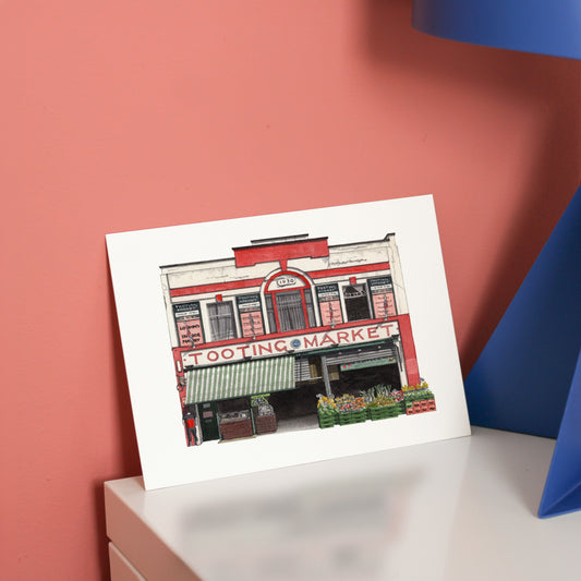 Tooting - Tooting Market - Giclée Print (unframed)