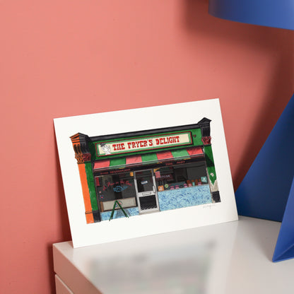 Holborn - The Fryer's Delight - Giclée Print (unframed)
