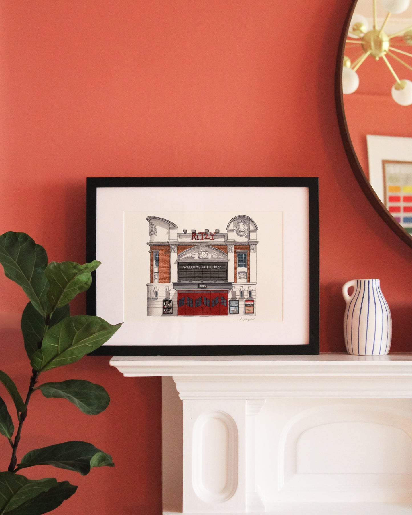 Brixton - Ritzy Cinema - Giclée Print (unframed)