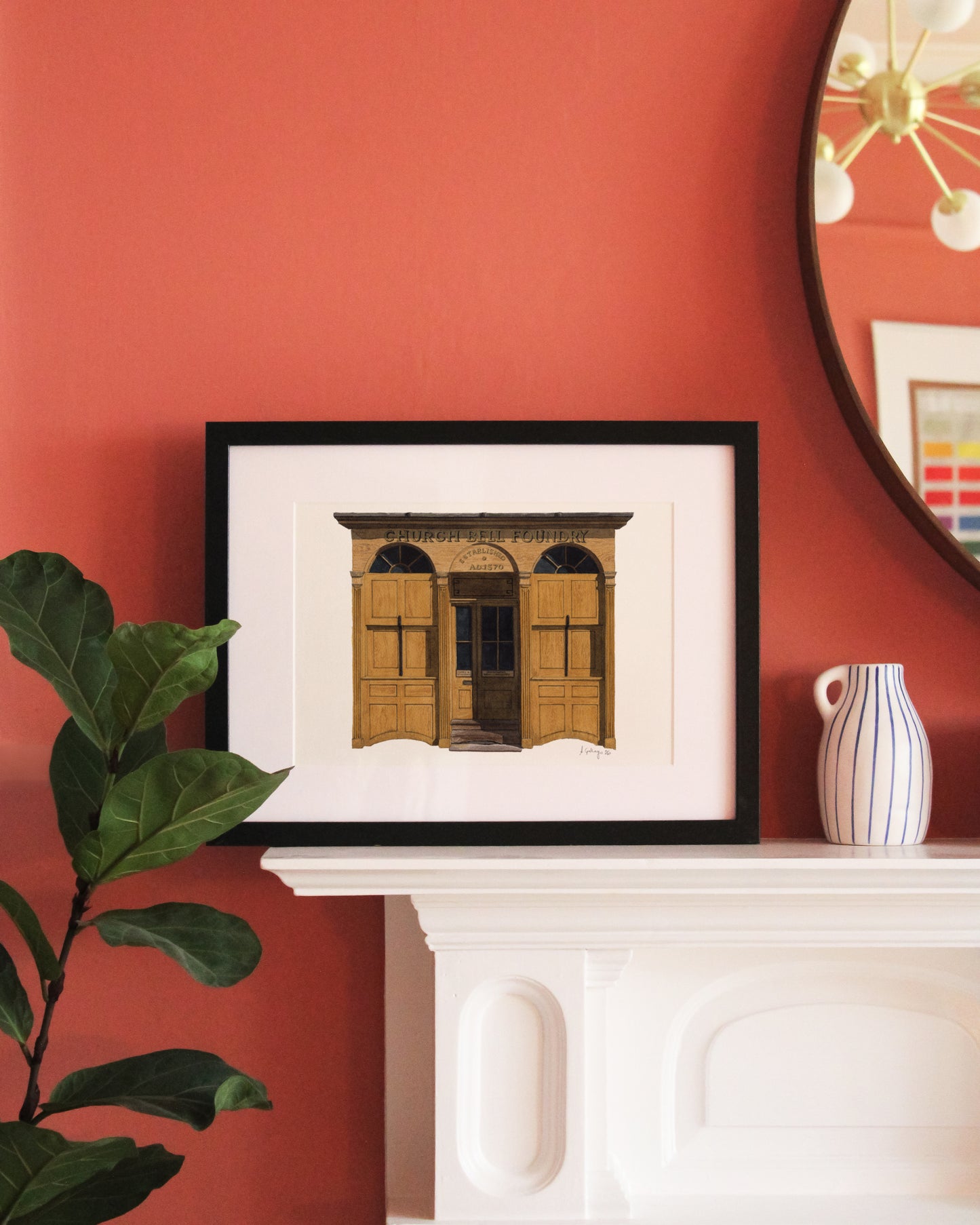 Whitechapel Church Bell Foundry - Giclée Print (unframed) - East London
