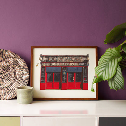 Bodega de la Ardosa Madrid - Giclée Print (unframed)