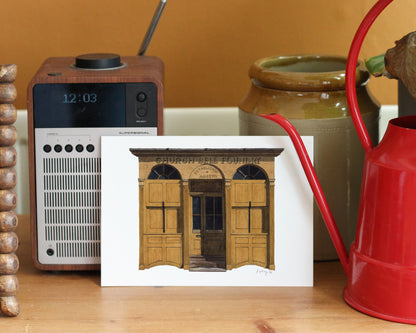 Whitechapel Church Bell Foundry - Giclée Print (unframed) - East London