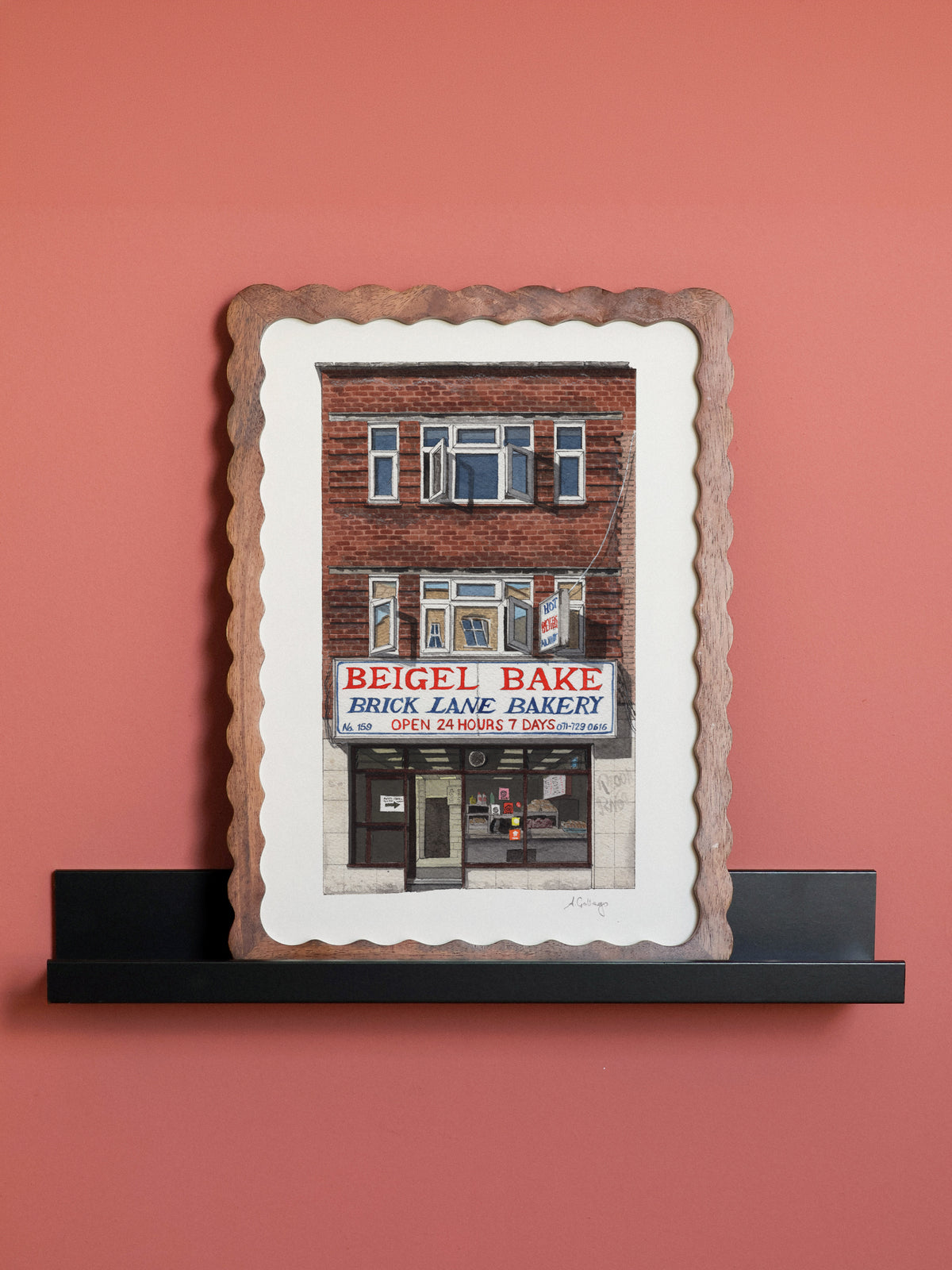 Brick Lane - Beigel Bake - Giclée Print (unframed) - Shoreditch