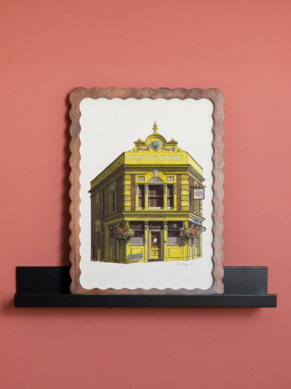Hackney - The Kenton pub - Giclée Print (unframed) - Homerton