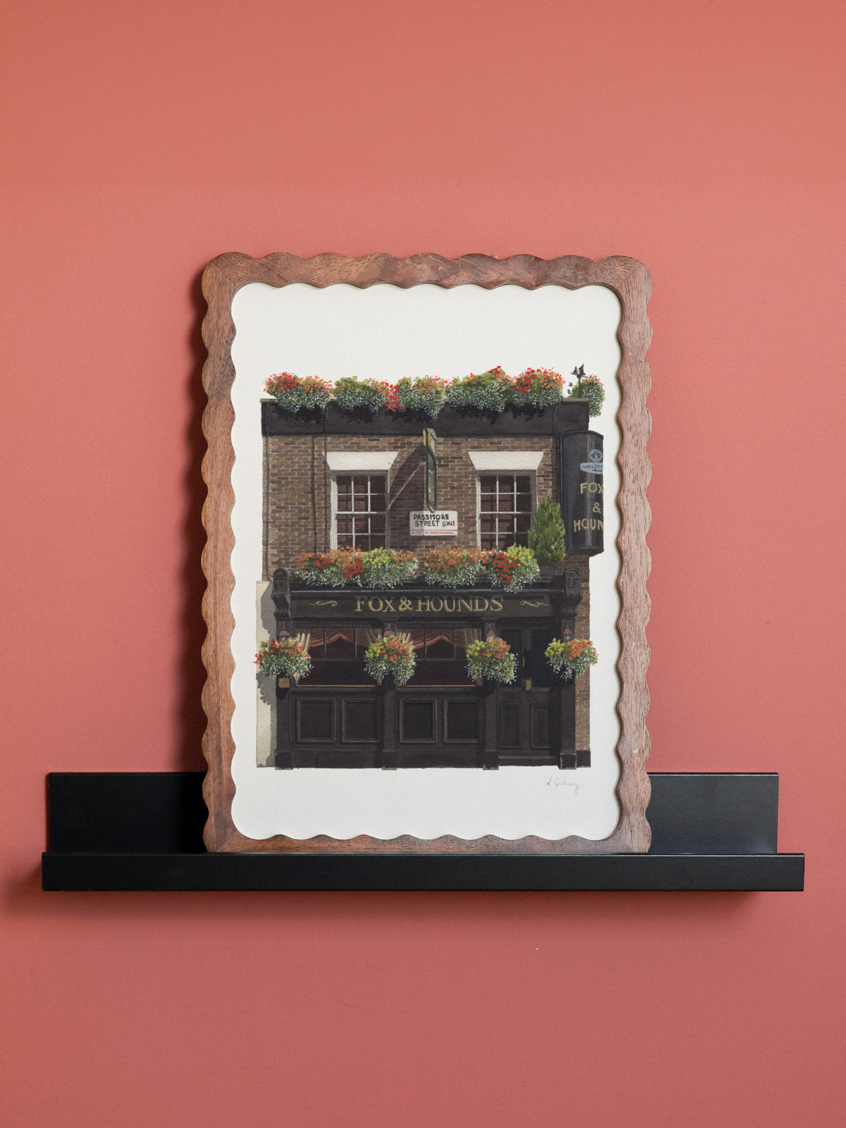 Belgravia - The Fox & Hounds Pub - Giclée Print (unframed) - Chelsea