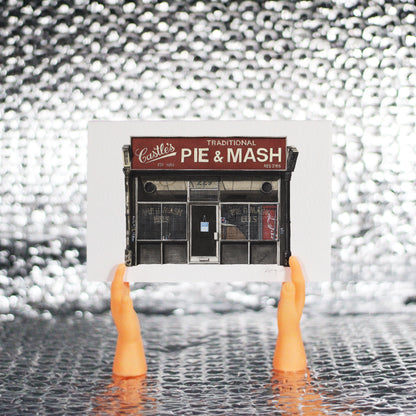 Camden - Castle's Pie & Mash Shop - Greeting card with envelope