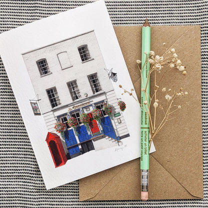 Belgravia - The Grenadier - Greeting card with envelope - Knightsbridge