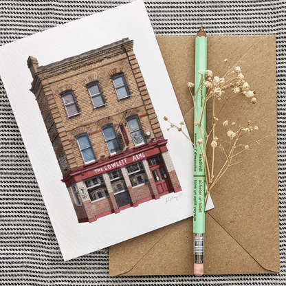 Peckham - The Gowlett Arms - Greeting card with envelope