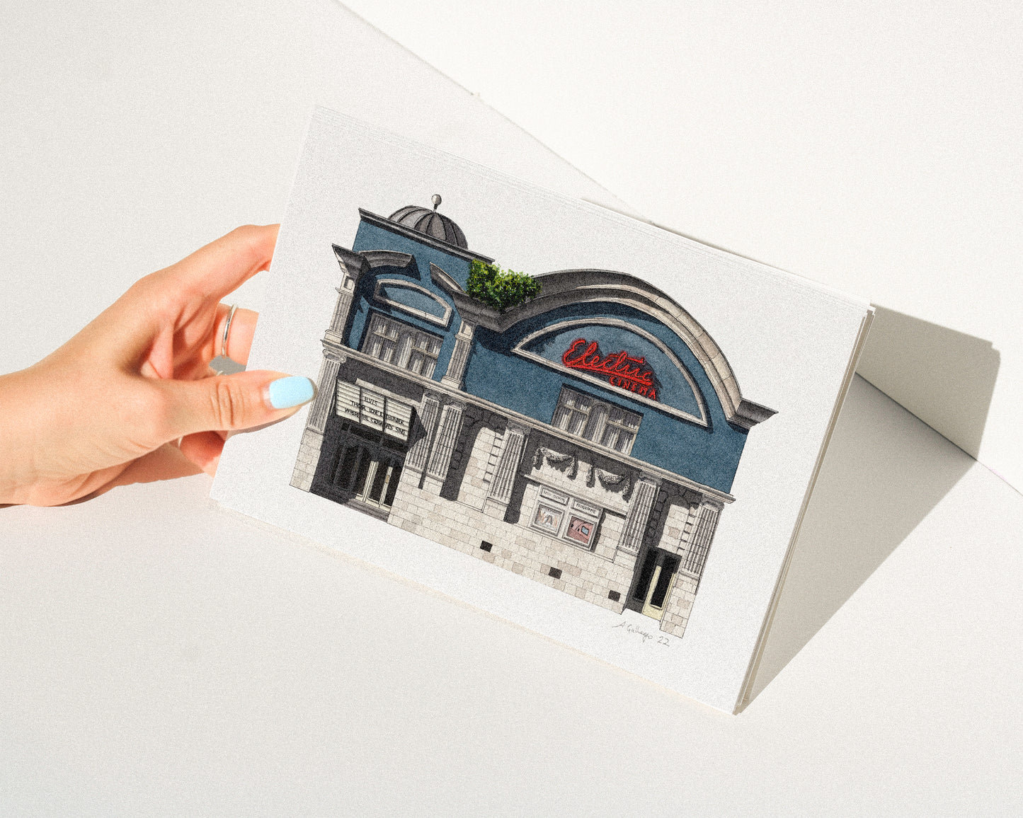 Notting Hill - Electric Cinema - Giclée Print (unframed)