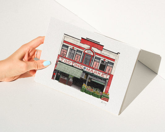 Tooting - Tooting Market - Giclée Print (unframed)