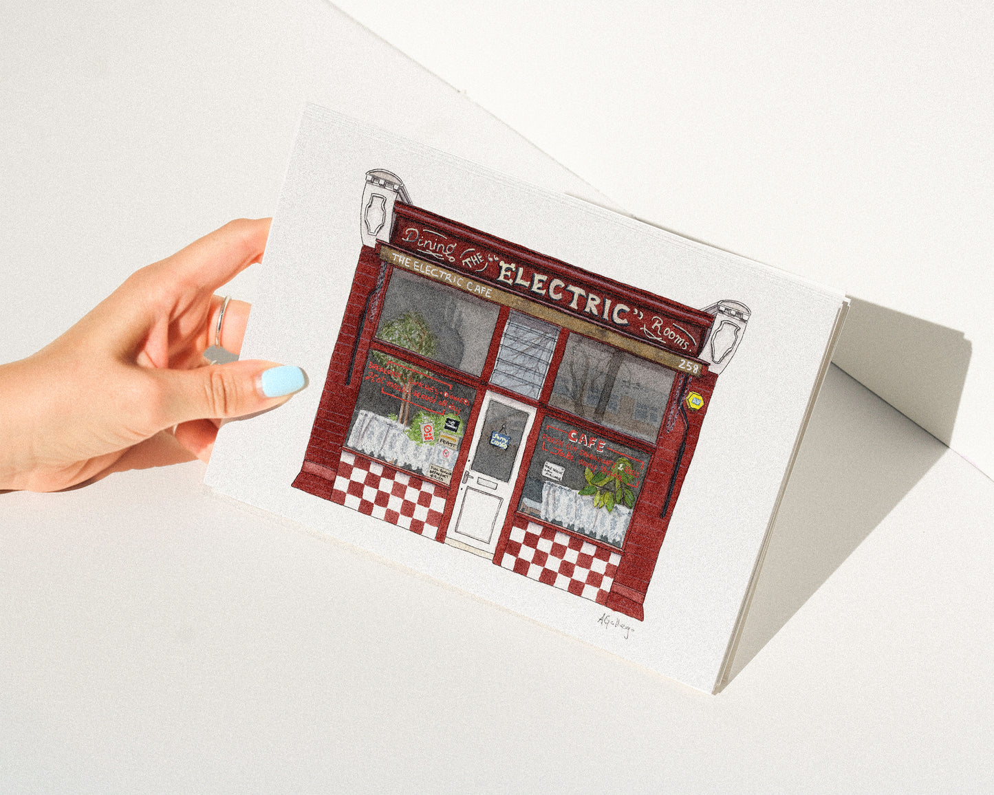 West Norwood - The Electric Cafe - Giclée Print (unframed) - Tulse Hill