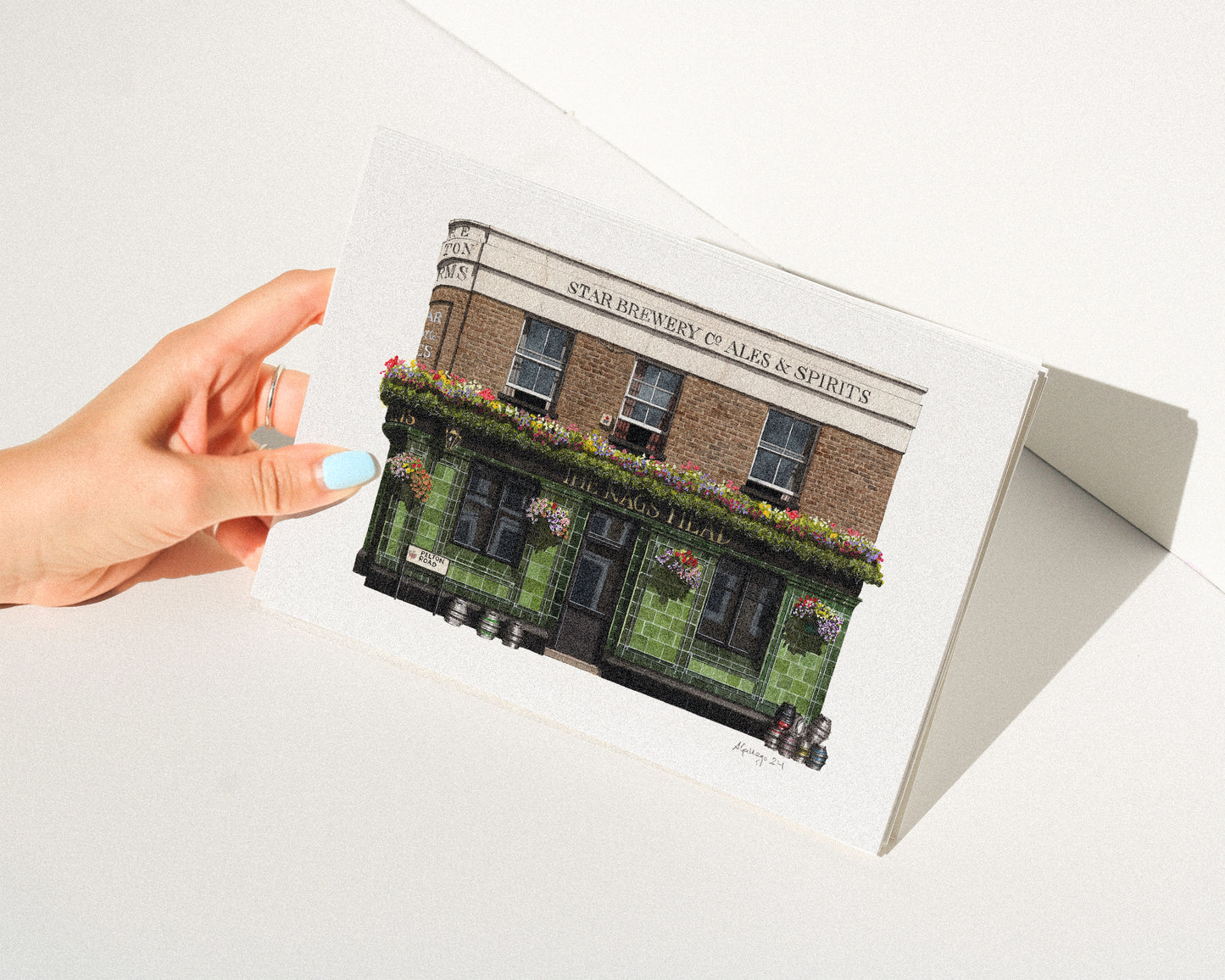 Greenwich - The Pelton Arms pub - Giclée Print (unframed)