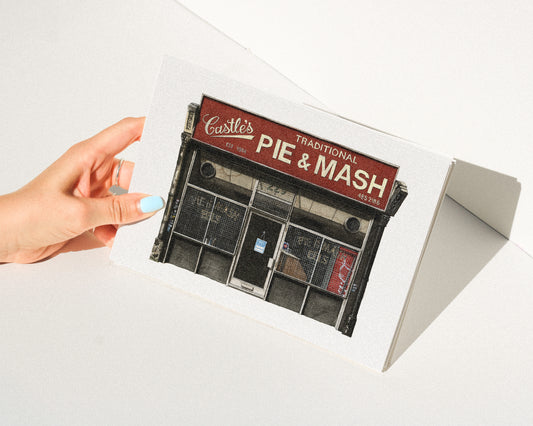 Camden - Castle's Pie & Mash shop - Giclée Print (unframed)