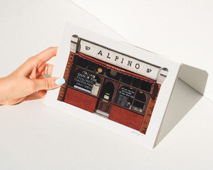 Angel - Alpino Cafe - Giclée Print (unframed)