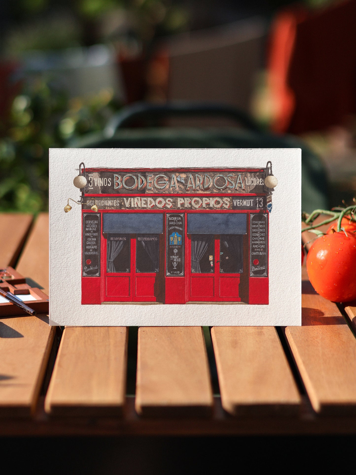 Bodega de la Ardosa Madrid - Giclée Print (unframed)