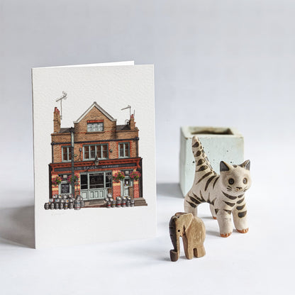 Clapham - The Eagle Ale House - Greeting card with envelope
