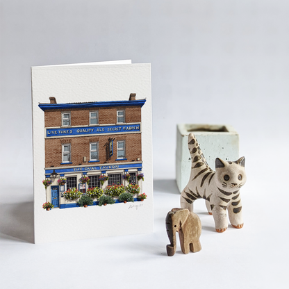 Croydon - The Oval Tavern - Greeting card with envelope