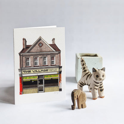 Thornton Heath - The Village - Greeting card with envelope