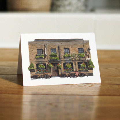 The Two Brewers Windsor - Greeting card with envelope  - London Art - Watercolour illustration