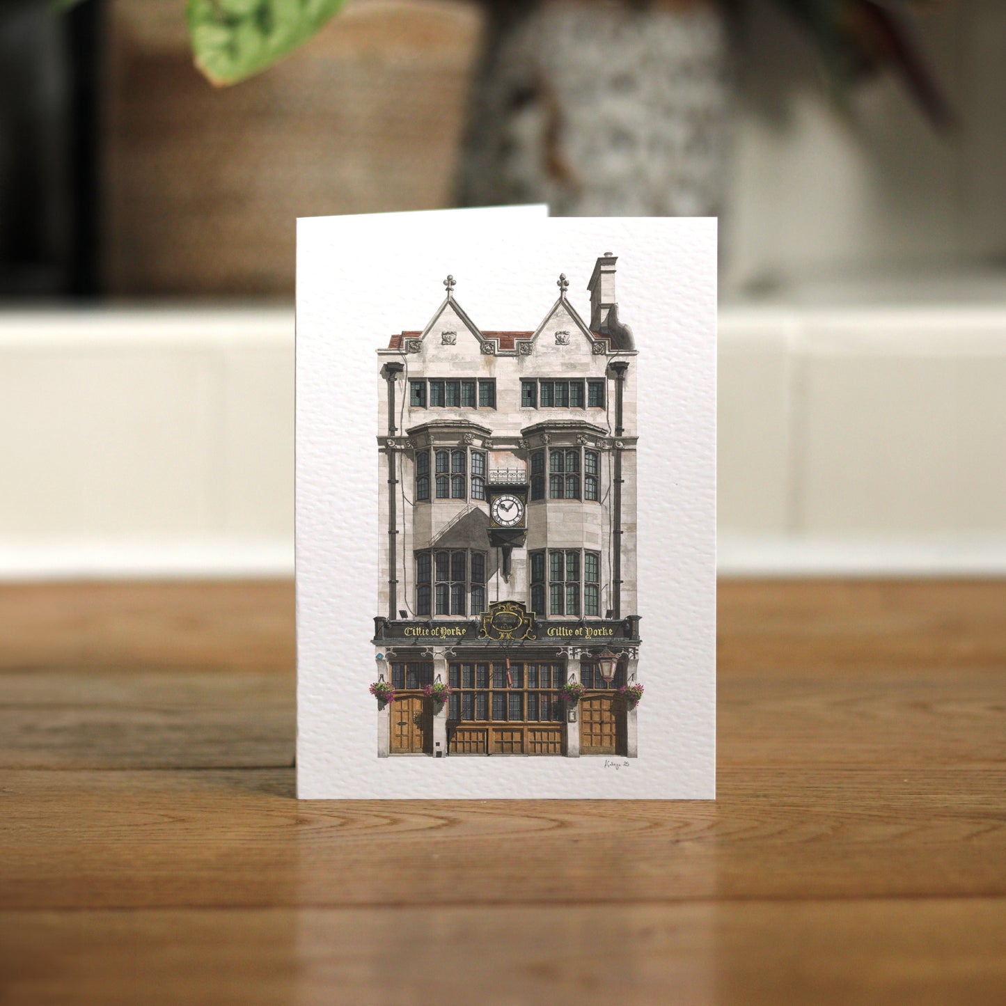 Central - Cittie of Yorke WC1V - Greeting card with envelope