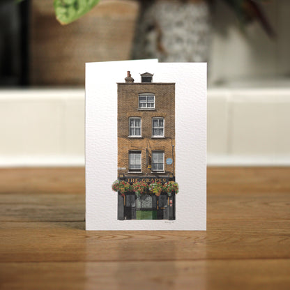 Limehouse - The Grapes - Greeting card with envelope (Copy)