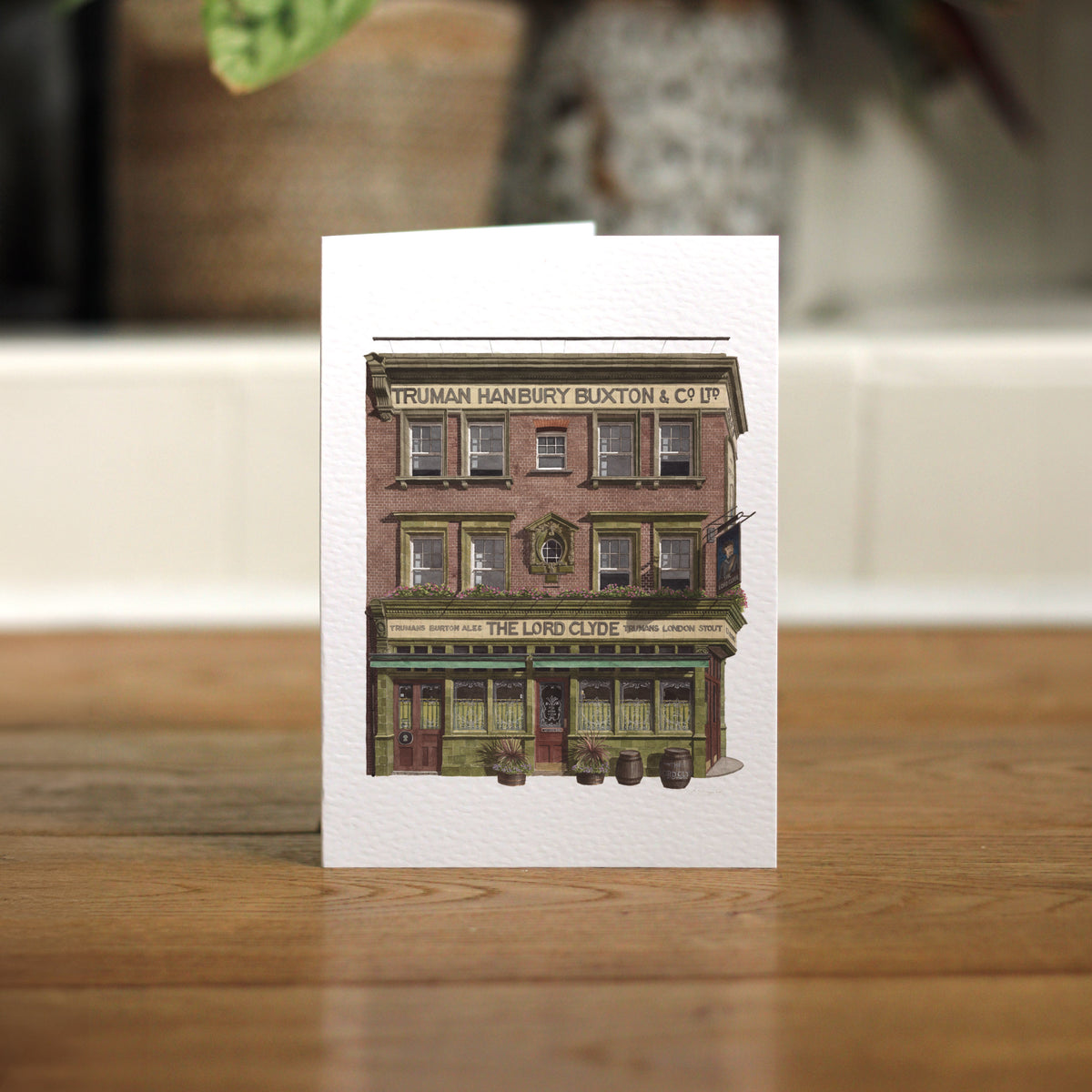 Southwark - The Lord Clyde - Greeting card with envelope