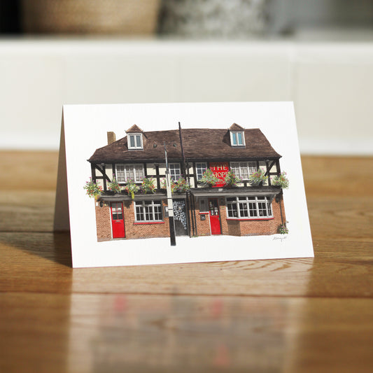 Carshalton - The Hope - Greeting card with envelope
