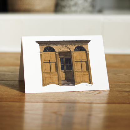 Whitechapel Church Bell Foundry - Greeting card with envelope - East London