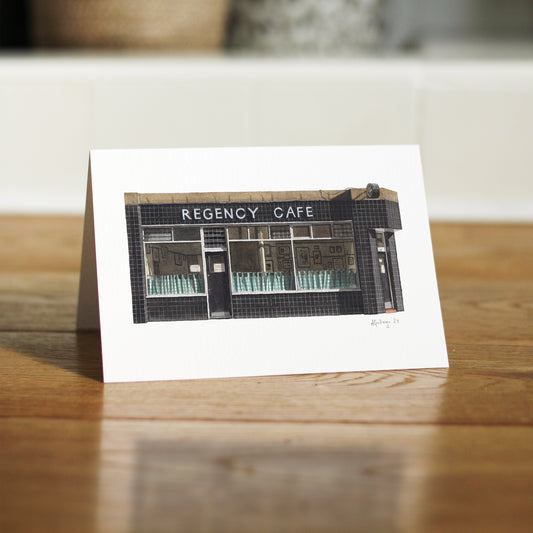 Pimlico - Regency Cafe - Greeting card with envelope - Victoria