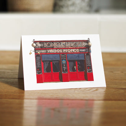 Bodega de la Ardosa Madrid - Greeting card with envelope