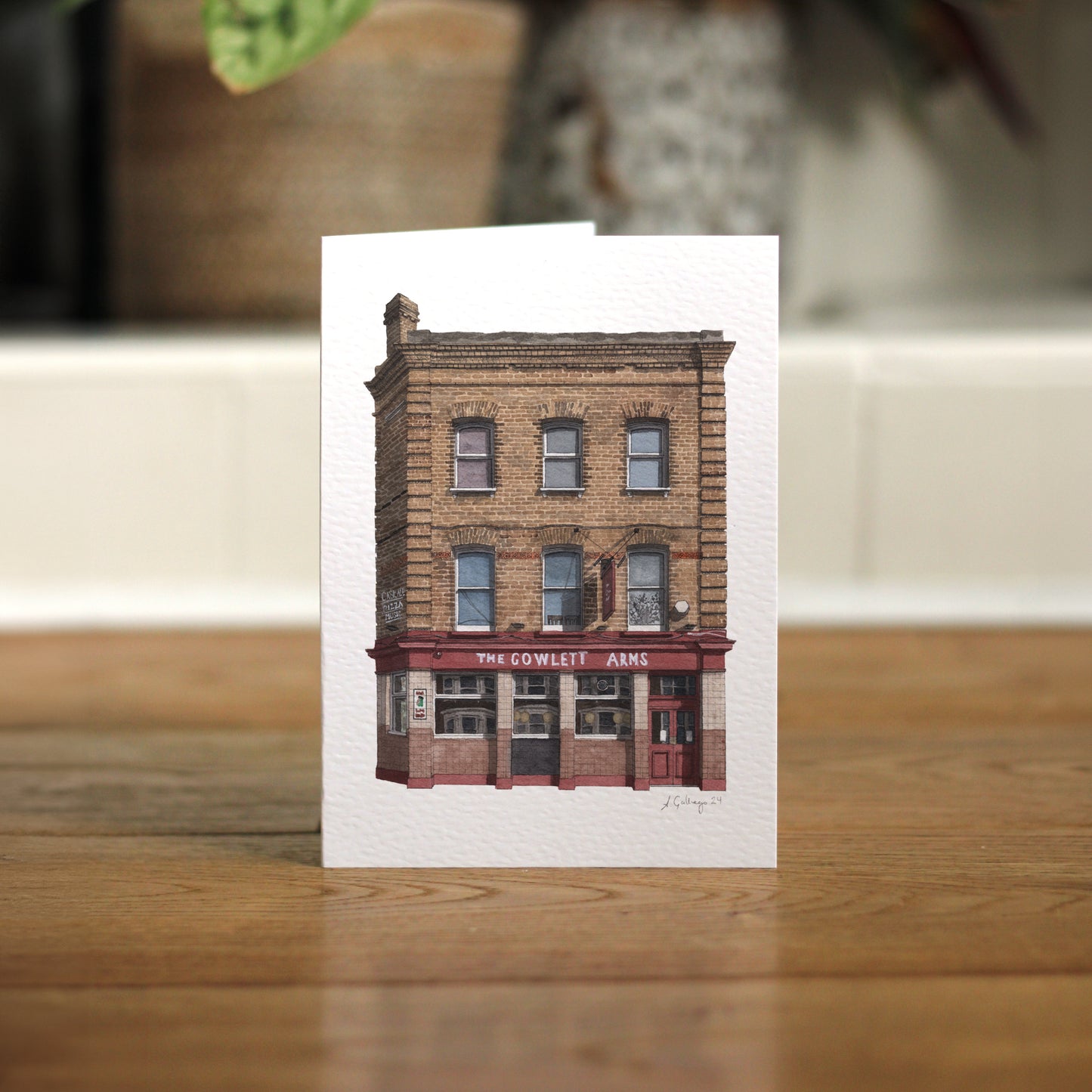 Peckham - The Gowlett Arms - Greeting card with envelope