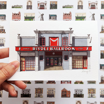 Brockley - Rivoli Ballroom - Greeting card with envelope