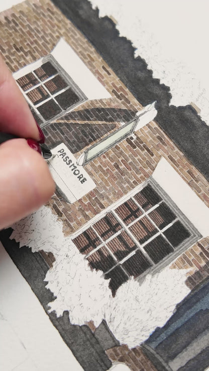 Belgravia - The Fox & Hounds Pub - Giclée Print (unframed) - Chelsea