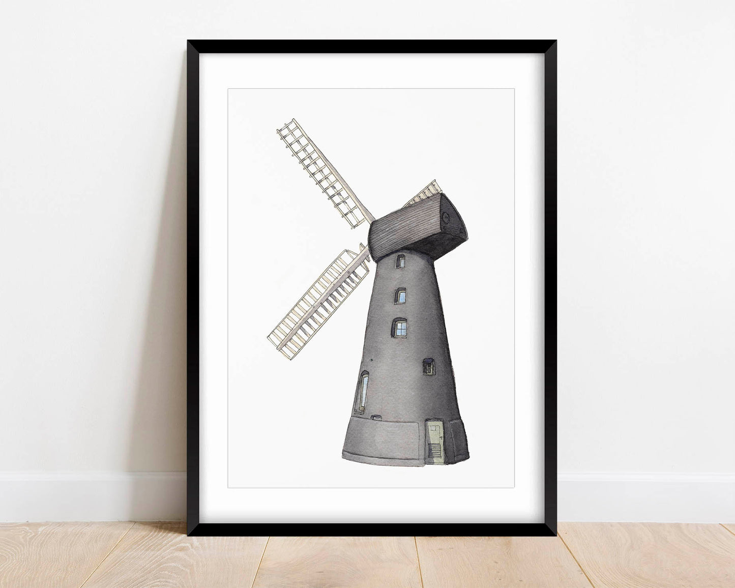 Brixton - Flour Windmill - Giclée Print (unframed)