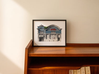 Notting Hill - Electric Cinema - Giclée Print (unframed)